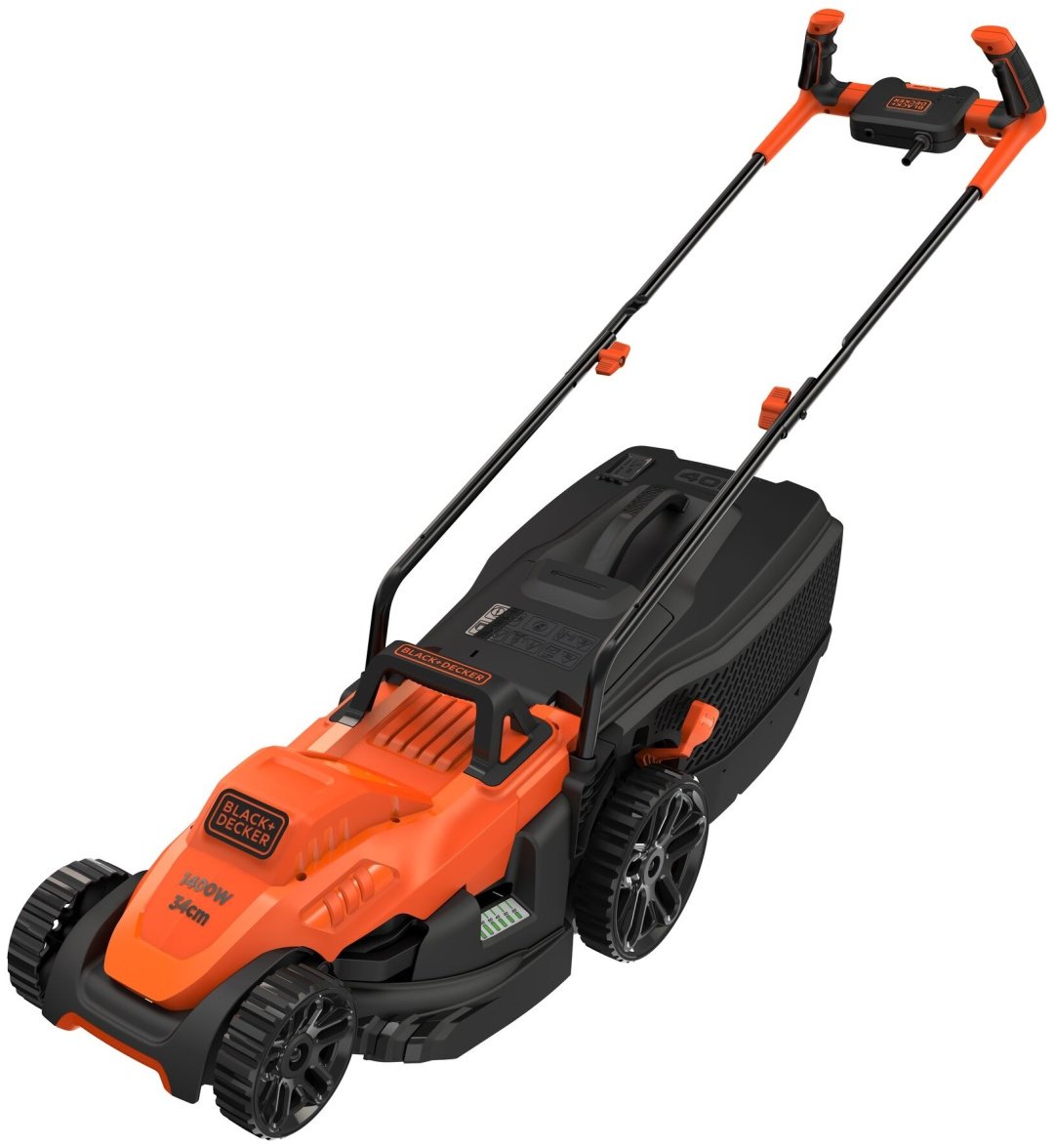 Газонокосилка колесная электрическая Black & Decker BEMW461BH-QS - ForteMarket Газонокосилка колесная электрическая Black & Decker BEMW461BH-QS купить,0
