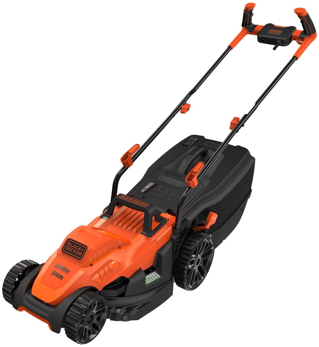 Газонокосилка колесная электрическая Black & Decker BEMW461BH-QS - ForteMarket Газонокосилка колесная электрическая Black & Decker BEMW461BH-QS купить,0