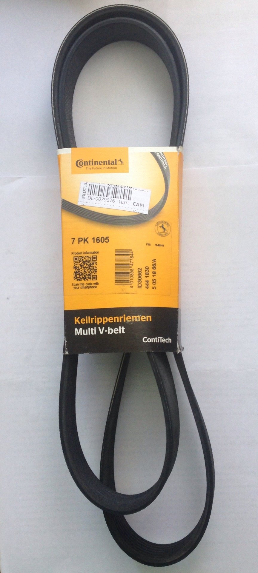 Contitech ремень поликлиновый 7-PK-1605 купить,NaN