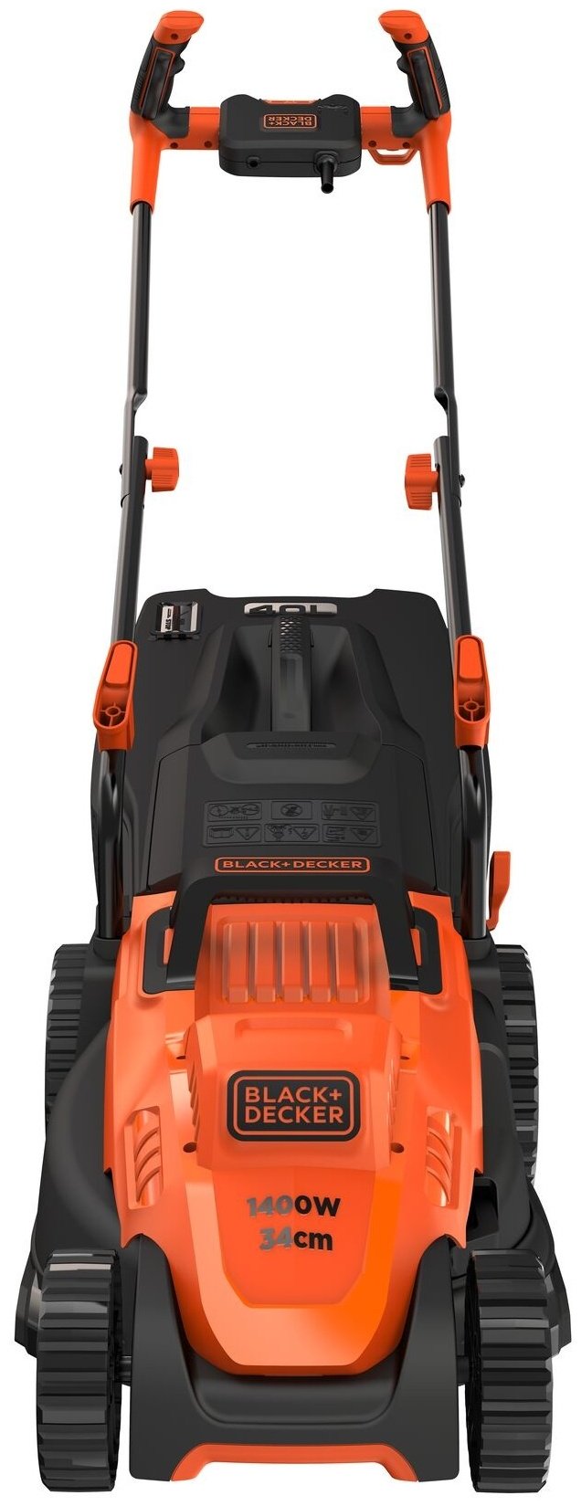 Газонокосилка колесная электрическая Black & Decker BEMW461BH-QS - ForteMarket Газонокосилка колесная электрическая Black & Decker BEMW461BH-QS купить,0