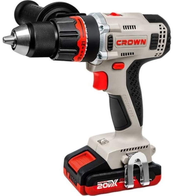 CROWN дрель-шуруповерт CT21090HMX-2 BMC 20 В купить,NaN