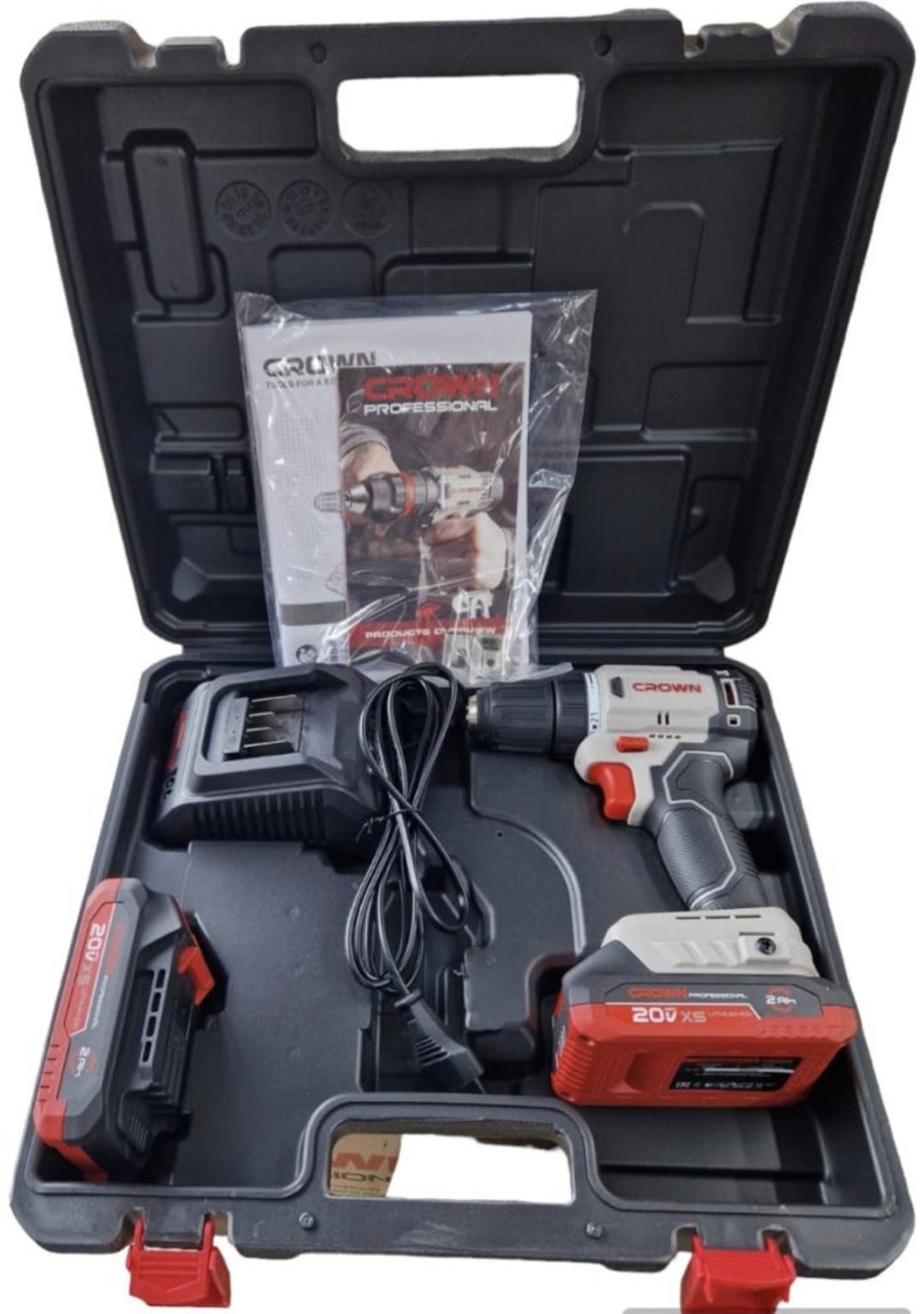 CROWN дрель-шуруповерт CT21104XS-2 20 В купить,0