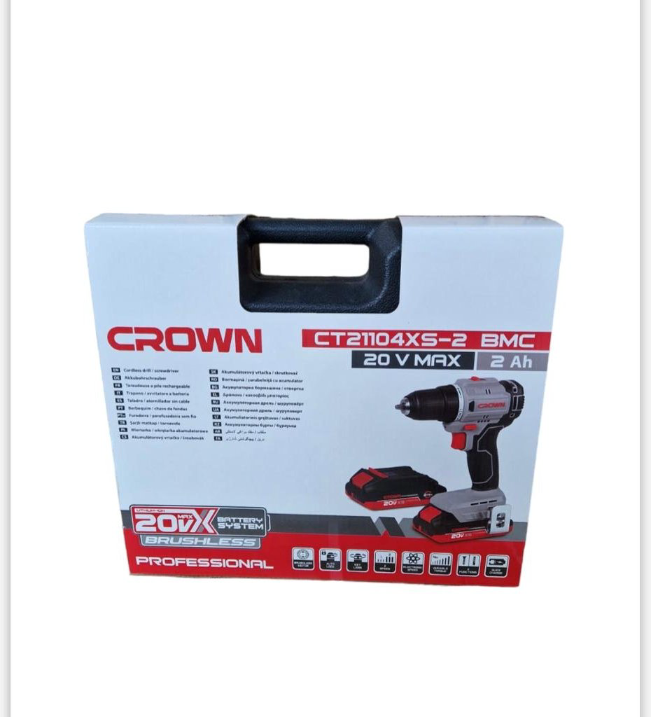 CROWN дрель-шуруповерт CT21104XS-2 20 В купить,46990