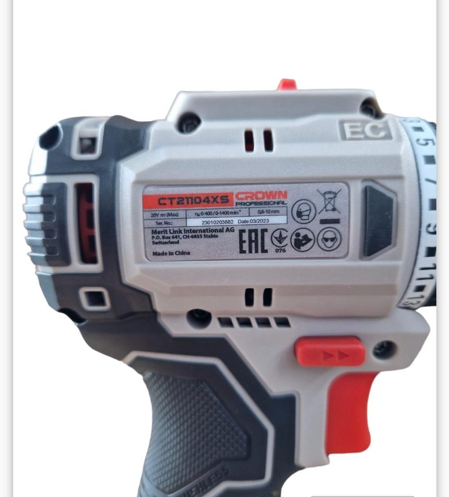 CROWN дрель-шуруповерт CT21104XS-2 20 В купить,0