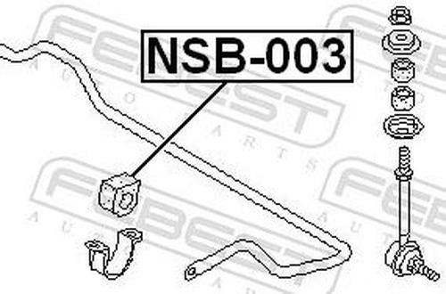 FEBEST втулка стабилизатора FEBEST NSB-003 купить,NaN