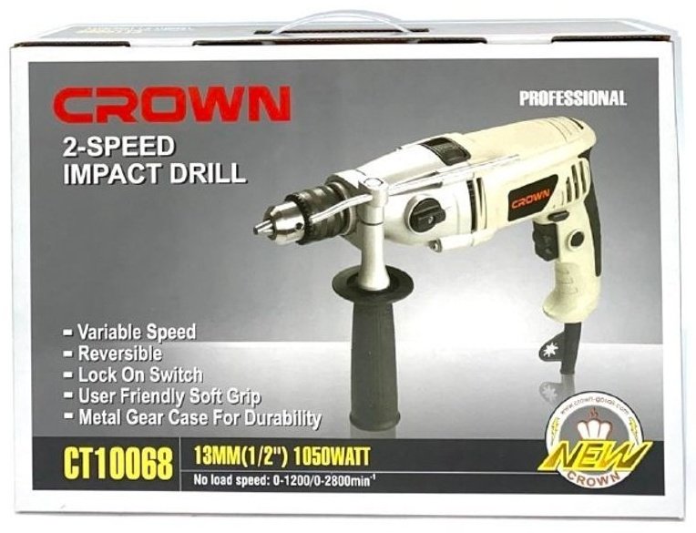 CROWN дрель CT10068 - ForteMarket CROWN дрель CT10068 купить,0