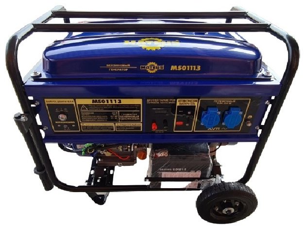 Электростанция бензиновая Mateus 6 кВт 1 (220 В), MS01113 6.5 GFE-WH