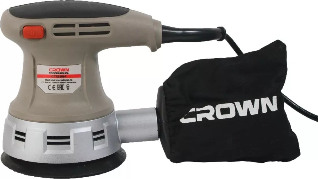 Шлифмашина эксцентриковая CROWN CT13394 купить,0