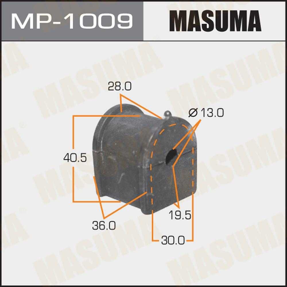 MASUMA втулка стабилизатора MP1009 купить,NaN