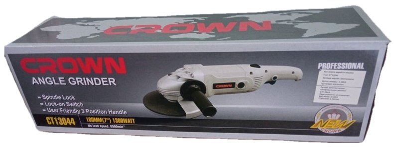 Шлифмашина угловая CROWN СT 13044 купить,0