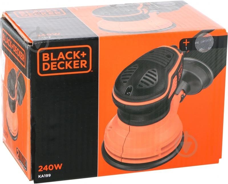 Шлифмашина эксцентриковая Black &amp; Decker KA199 купить,0