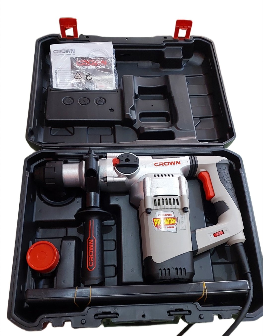 Перфоратор CROWN Ct18188v 5 Дж, SDS-Plus - ForteMarket Перфоратор CROWN Ct18188v 5 Дж, SDS-Plus купить,0