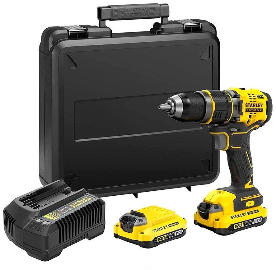 STANLEY дрель-шуруповерт SFMCD721D2K-QW 20 В