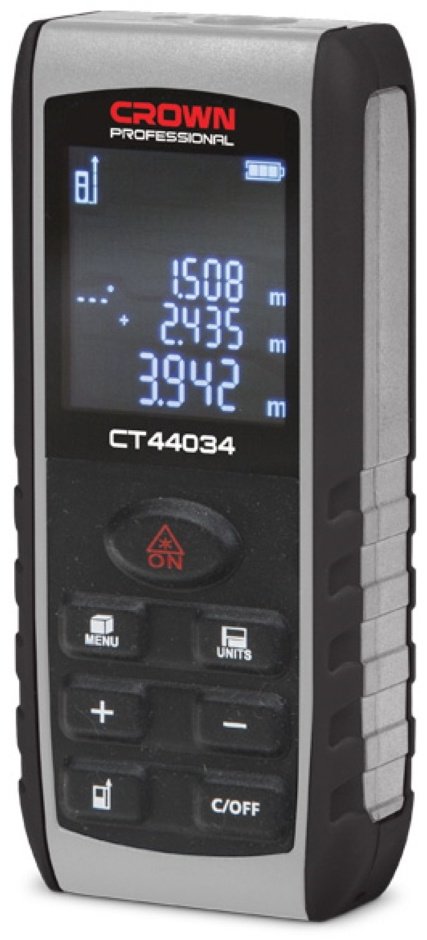 Лазерный дальномер CROWN CT44034, дальность до 80 м купить,NaN