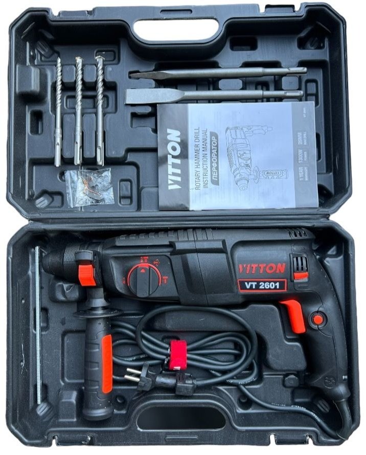 Перфоратор Vitton 337500523 3, SDS-Plus - ForteMarket Перфоратор Vitton 337500523 3, SDS-Plus купить,0
