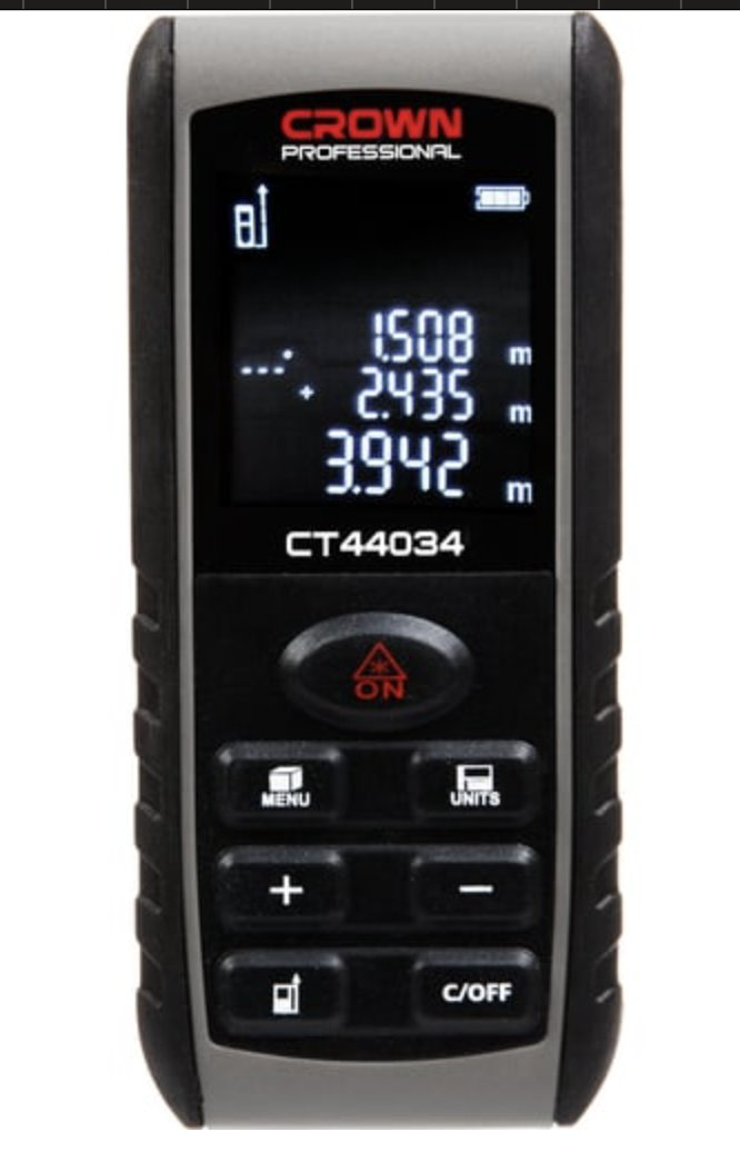 Лазерный дальномер CROWN CT44034, дальность до 80 м купить,NaN
