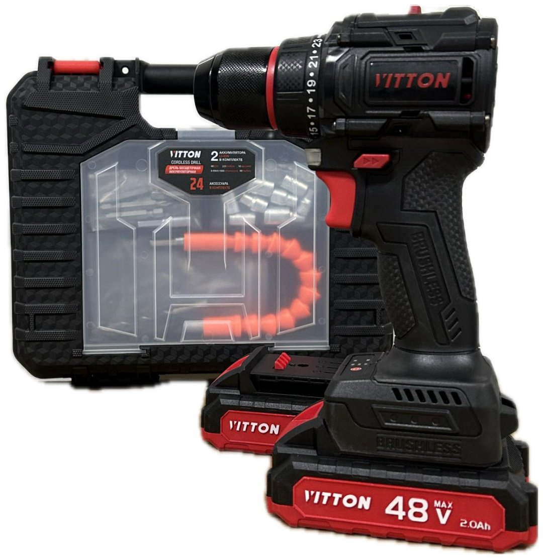 Vitton дрель-шуруповерт VT10048 48 В купить,NaN