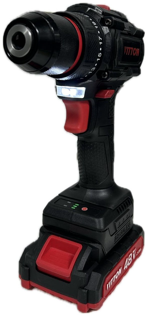 Vitton дрель-шуруповерт VT10048 48 В купить,NaN