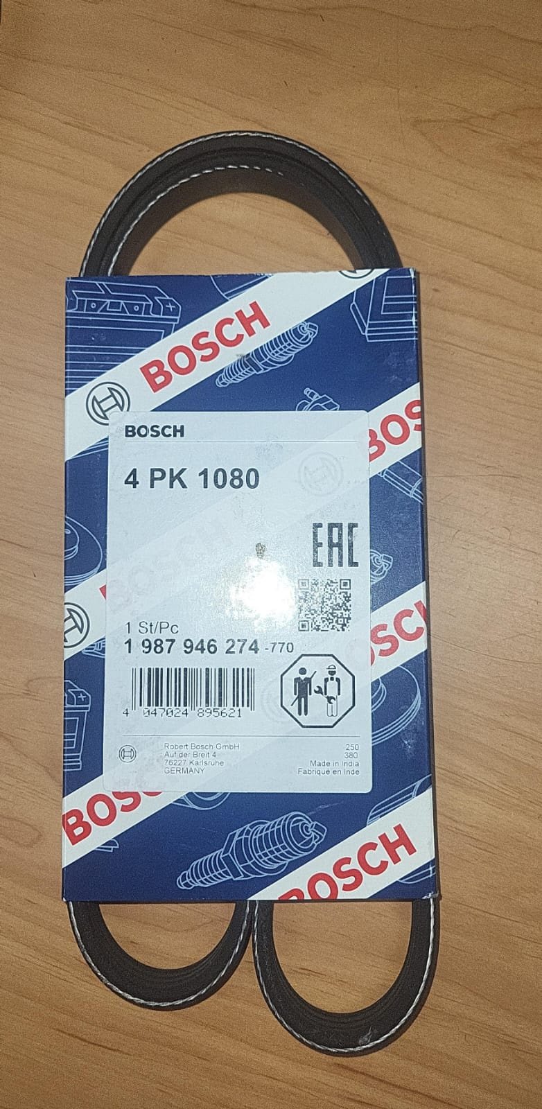 Bosch ремень поликлиновый 4PK1080