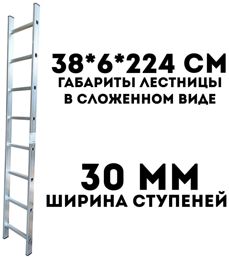 DWT лестница DTL-SA2208, 220 см - ForteMarket DWT лестница DTL-SA2208, 220 см купить,0