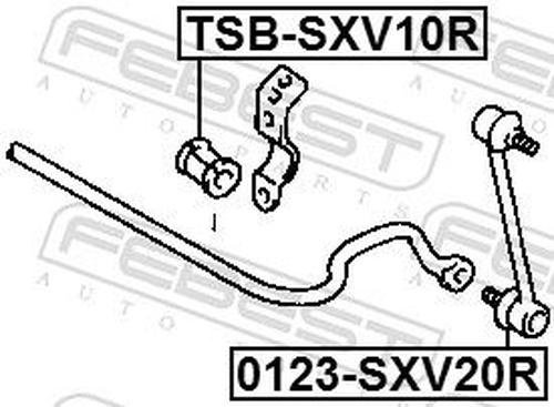 FEBEST втулка стабилизатора FEBEST TSB-SXV10R купить,NaN