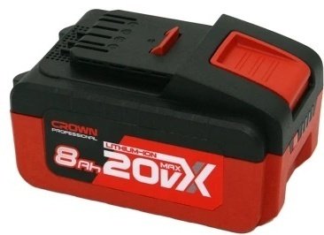 Аккумулятор CROWN CAB208016XE Li-Ion 8 Ач 1 шт