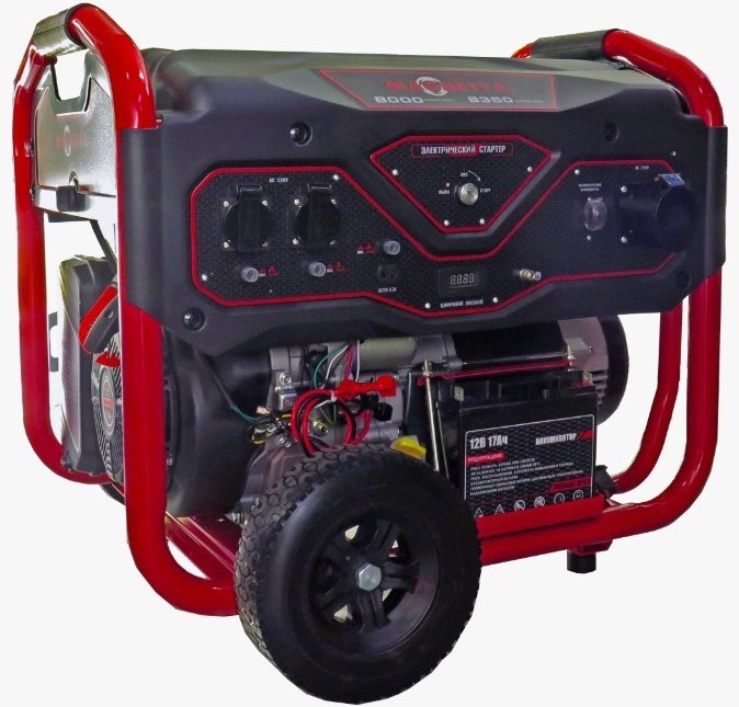 Электростанция бензиновая Magnetta 8 кВт 1 (220 В), GFE11000A