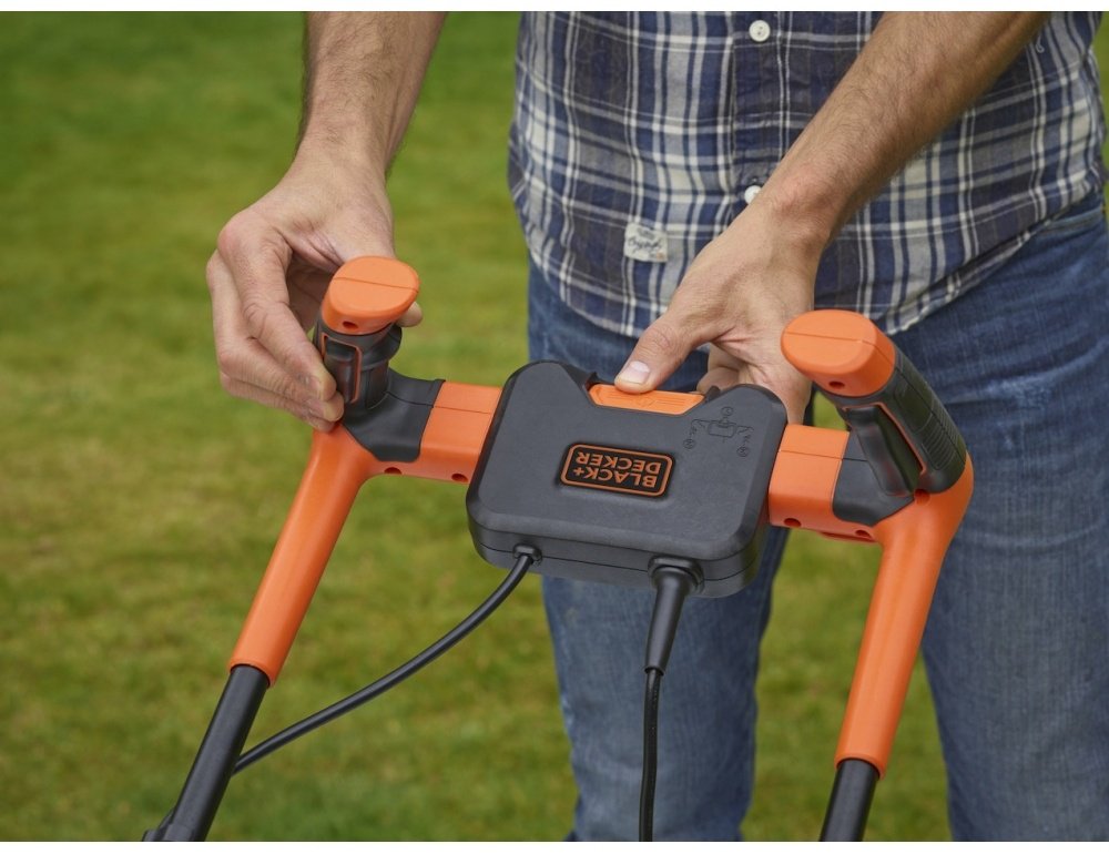 Газонокосилка колесная электрическая Black & Decker BEMW481BH - ForteMarket Газонокосилка колесная электрическая Black & Decker BEMW481BH купить,0
