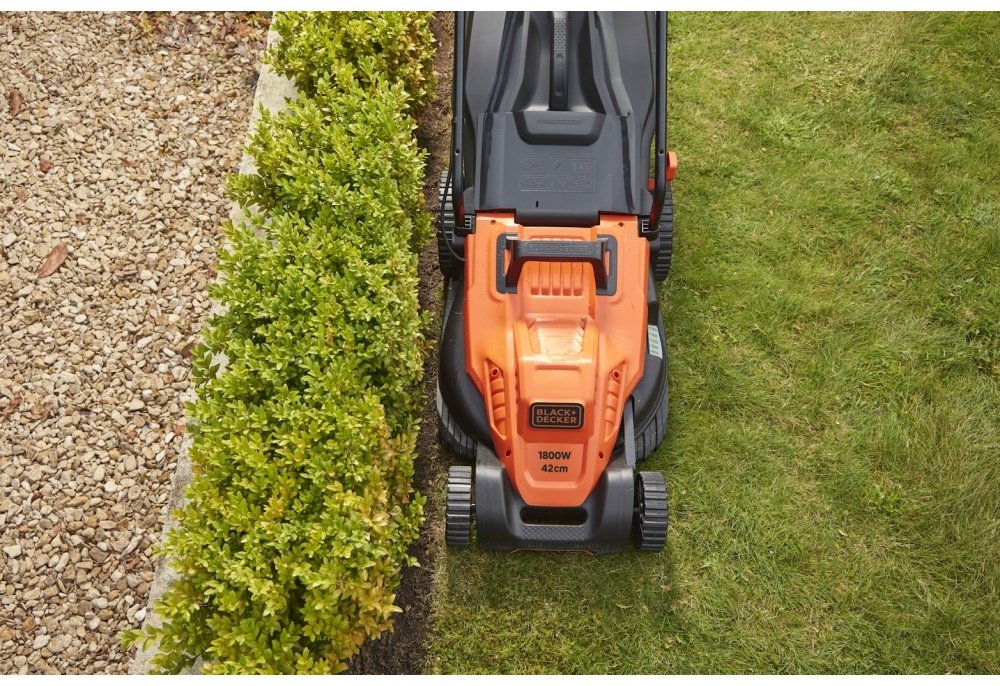Газонокосилка колесная электрическая Black & Decker BEMW481BH - ForteMarket Газонокосилка колесная электрическая Black & Decker BEMW481BH купить,0