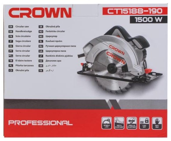 Дисковая пила CROWN 159357659873_1364987564, электрическая - ForteMarket Дисковая пила CROWN 159357659873_1364987564, электрическая купить,0