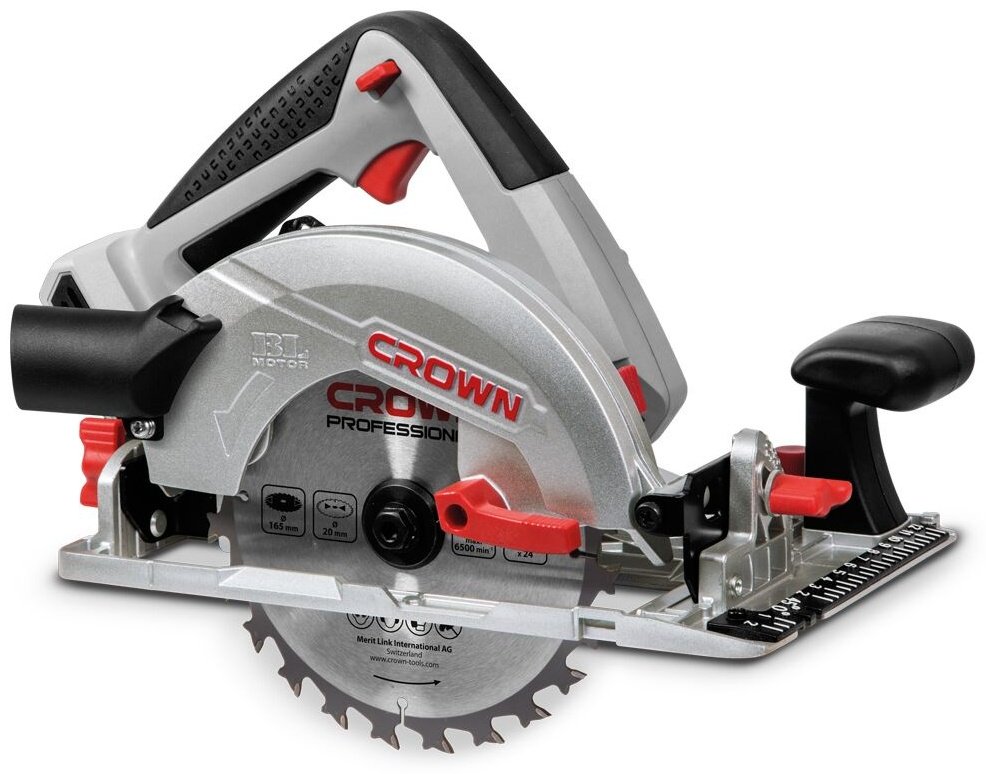 Дисковая пила CROWN CT01225002-165HX-04, аккумуляторная