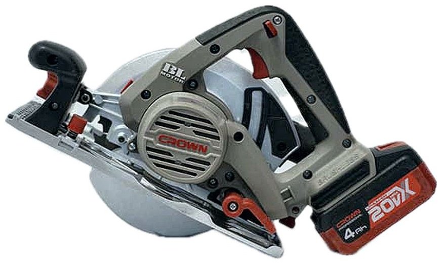 Дисковая пила CROWN CT01225002-165HX-04, аккумуляторная купить,0