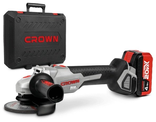 Шлифмашина угловая CROWN CT23001-115HX-4 BMC