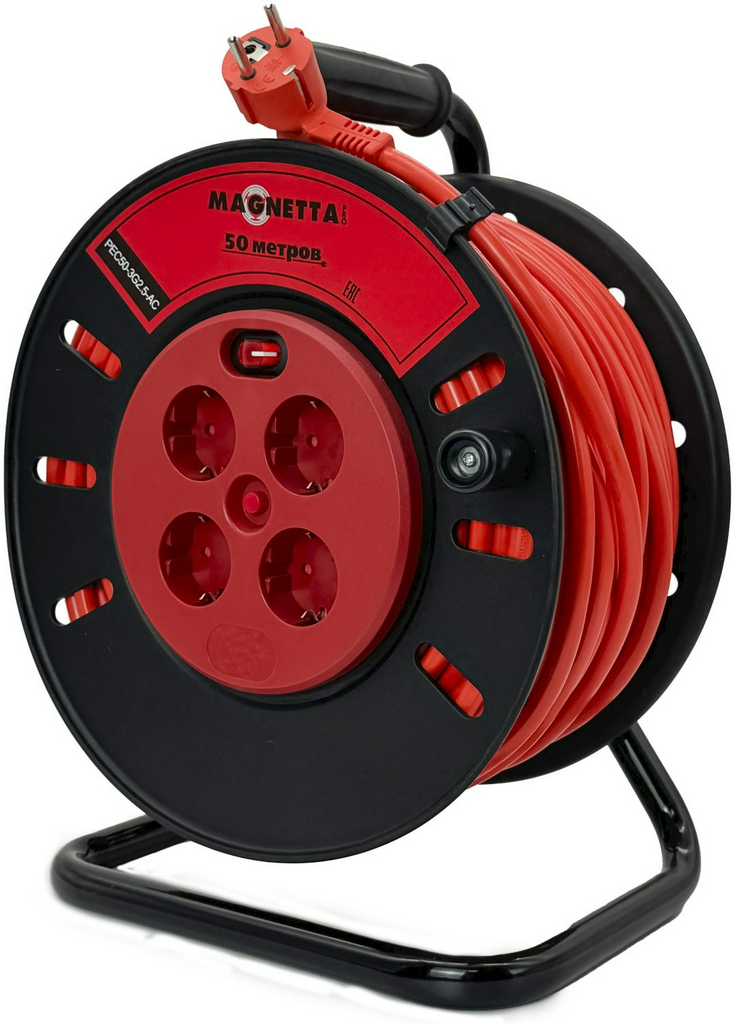 Удлинитель на катушке Magnetta PEC50-3G2.5-AC 50 м