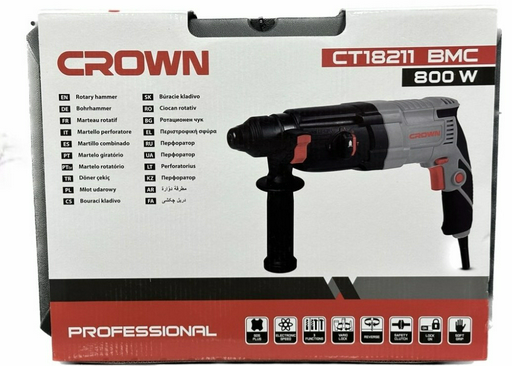 Перфоратор CROWN CT18211 2.8 Дж, SDS-Plus