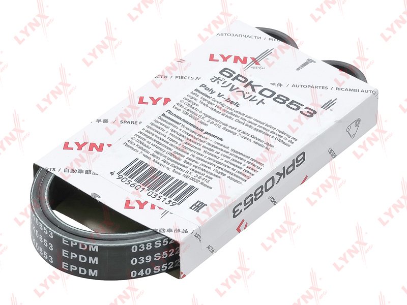 LYNXauto ремень поликлиновый 6PK0853 купить,NaN