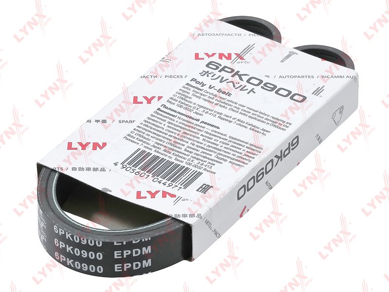 LYNXauto ремень поликлиновый 6PK0900 купить,NaN