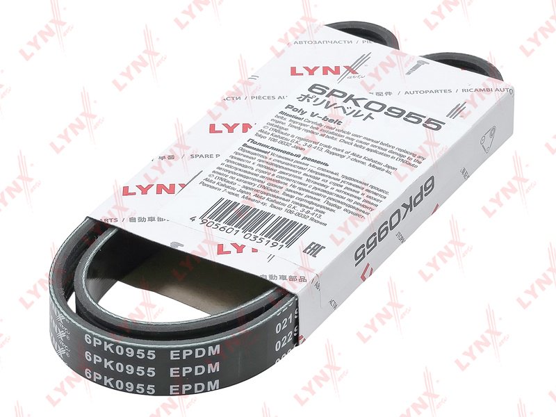 LYNXauto ремень поликлиновый 6PK0955 купить,NaN