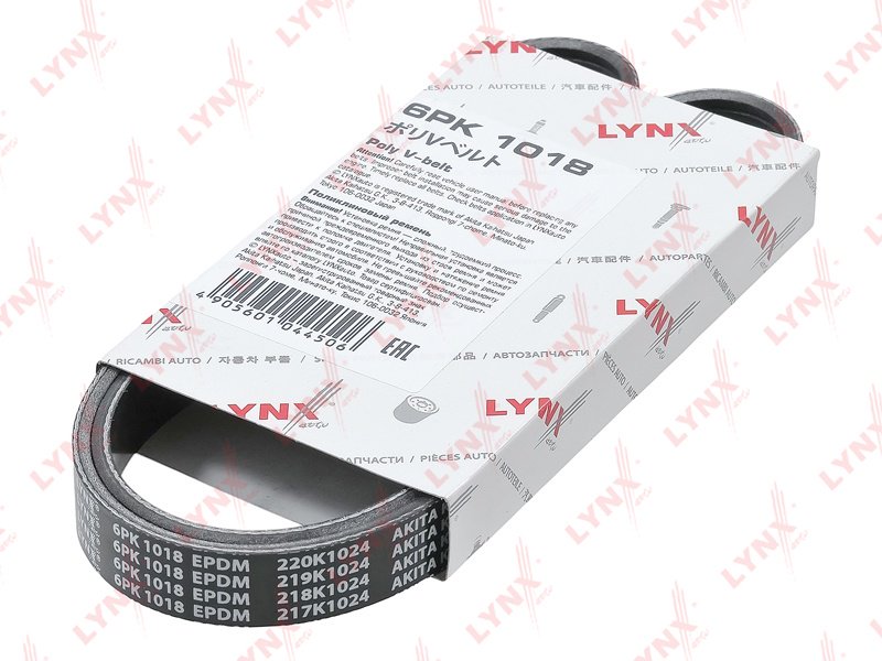 LYNXauto ремень поликлиновый 6PK1018 купить,NaN