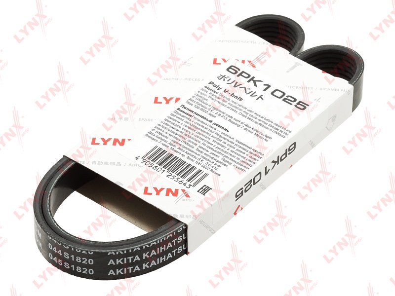 LYNXauto ремень поликлиновый 6PK1025 купить,NaN