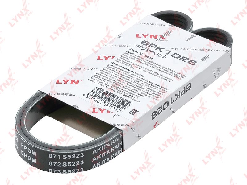 LYNXauto ремень поликлиновый 6PK1028 купить,NaN