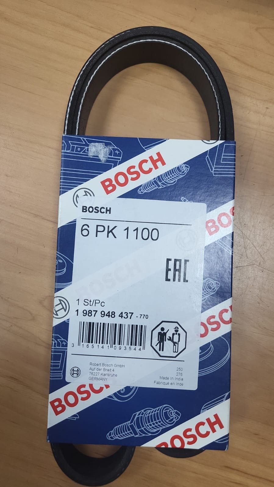 Bosch ремень поликлиновый 6PK1100 купить,NaN