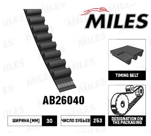 MILES ремень AB26040 купить,NaN