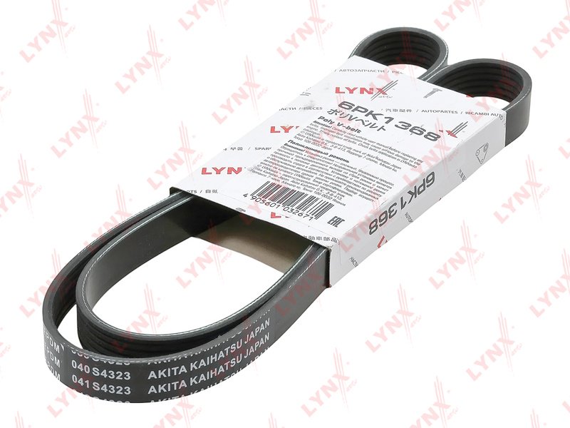 LYNXauto ремень поликлиновый 6PK1368 купить,NaN