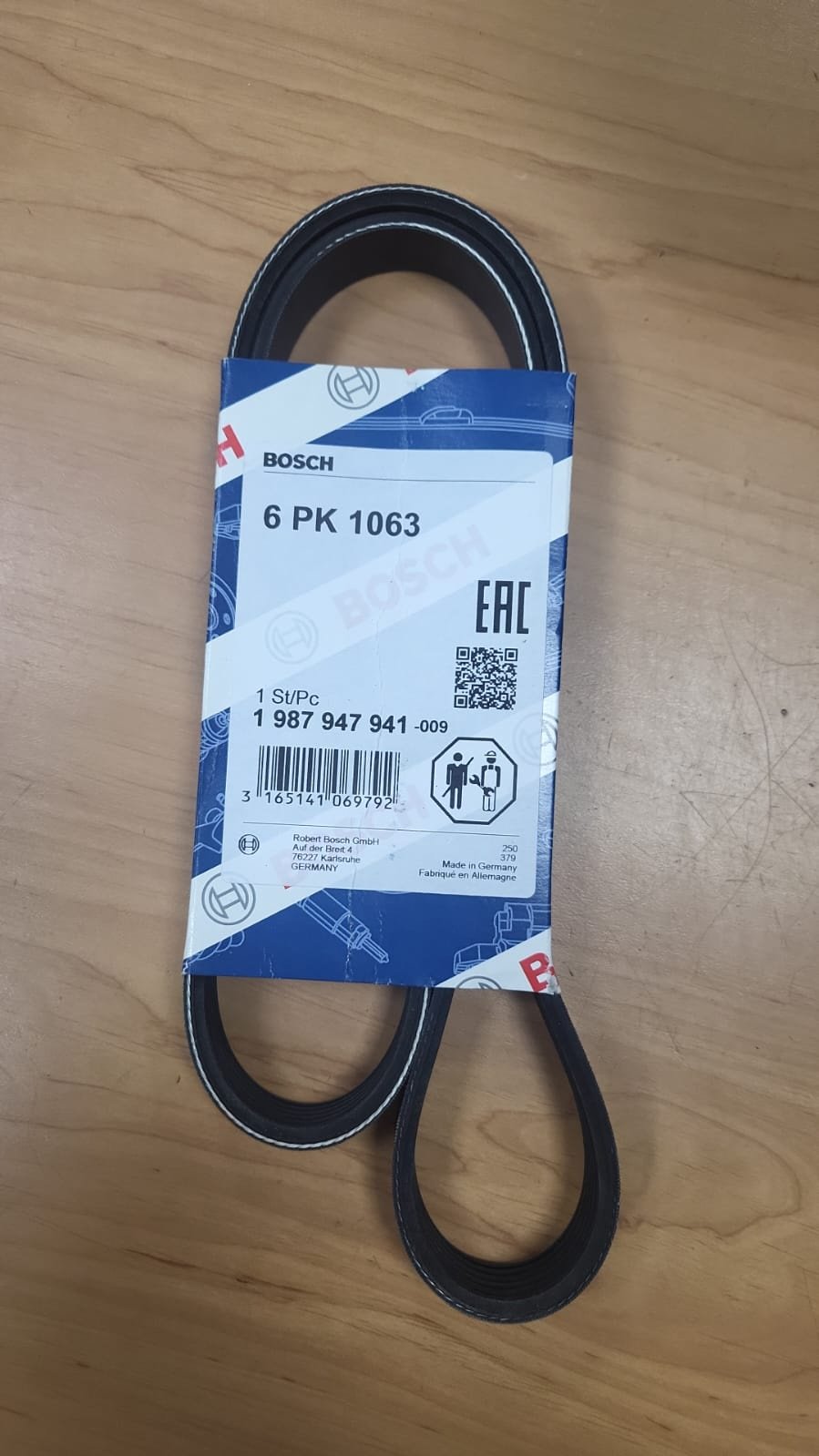 Bosch ремень поликлиновый 6PK1063 купить,NaN