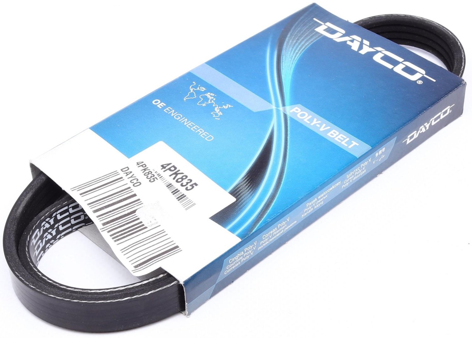 DAYCO ремень поликлиновый 4PK835
