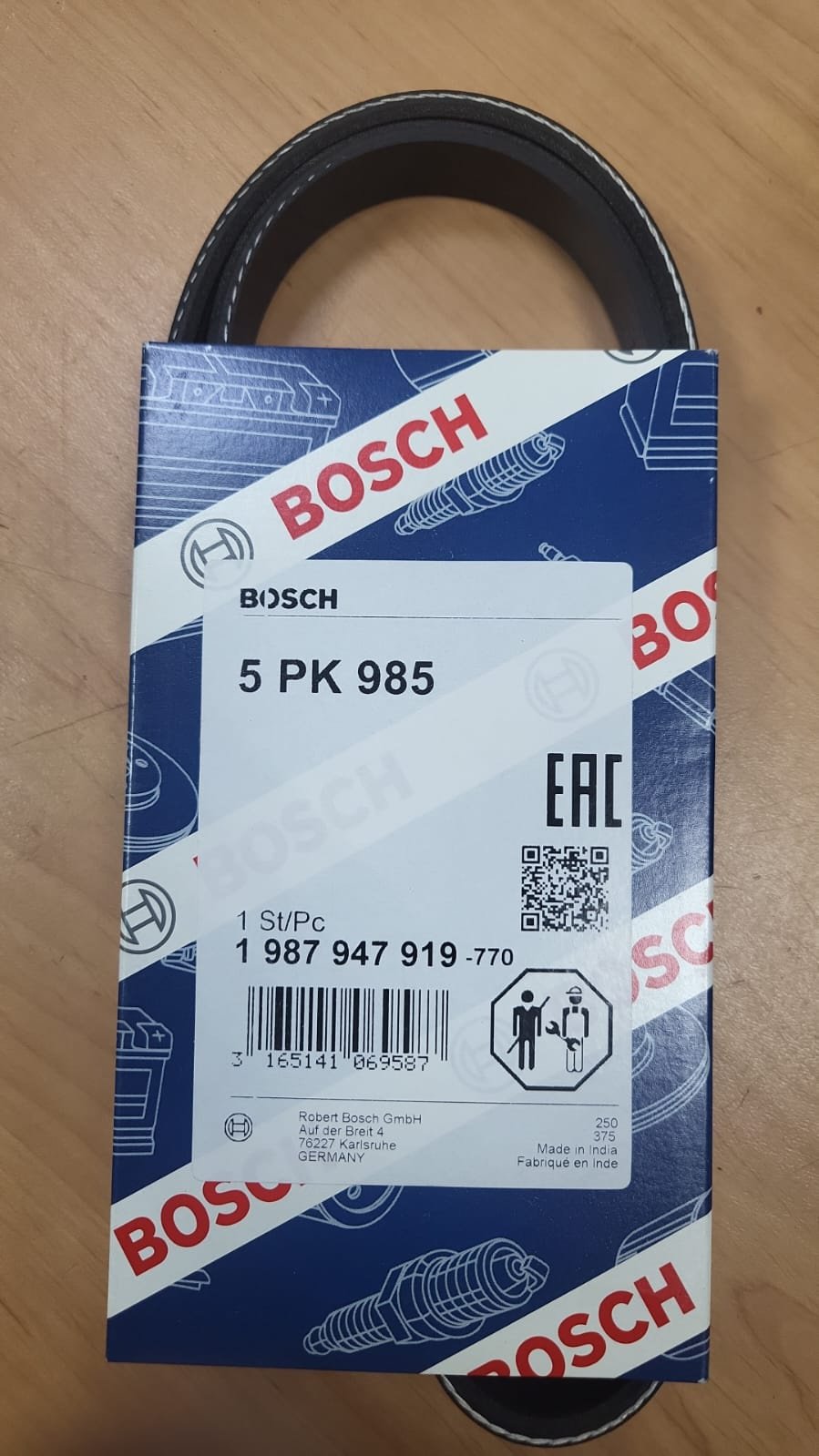 Bosch ремень поликлиновый 5PK985
