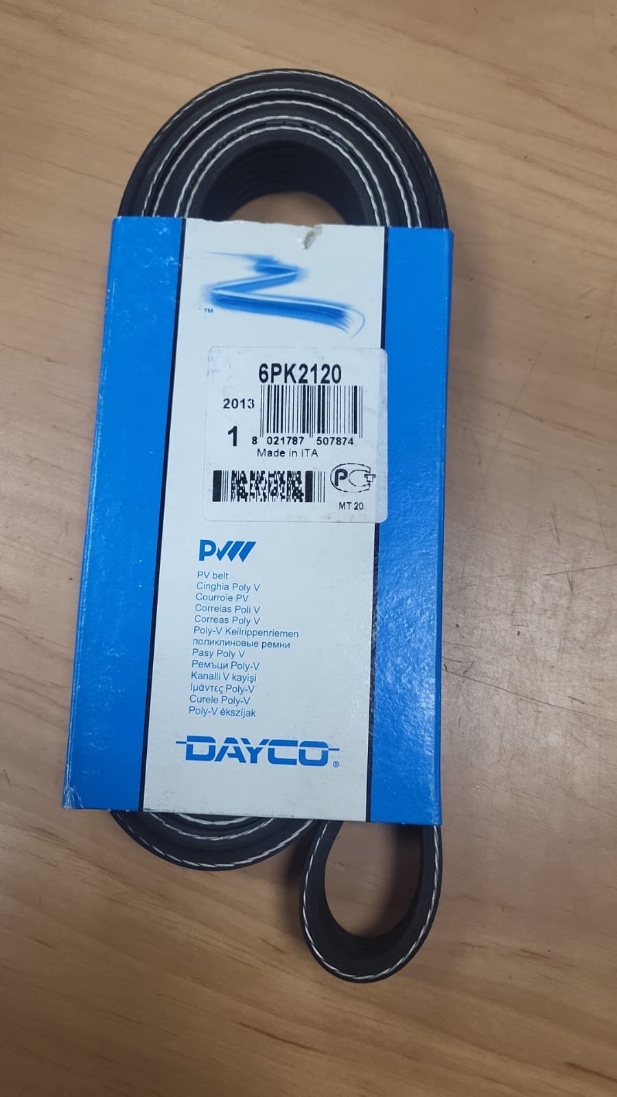 DAYCO ремень поликлиновый 6PK2120
