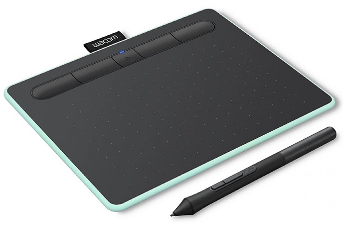 Графический планшет Wacom Intuos Medium Bluetooth CTL-6100WLE-N зеленый