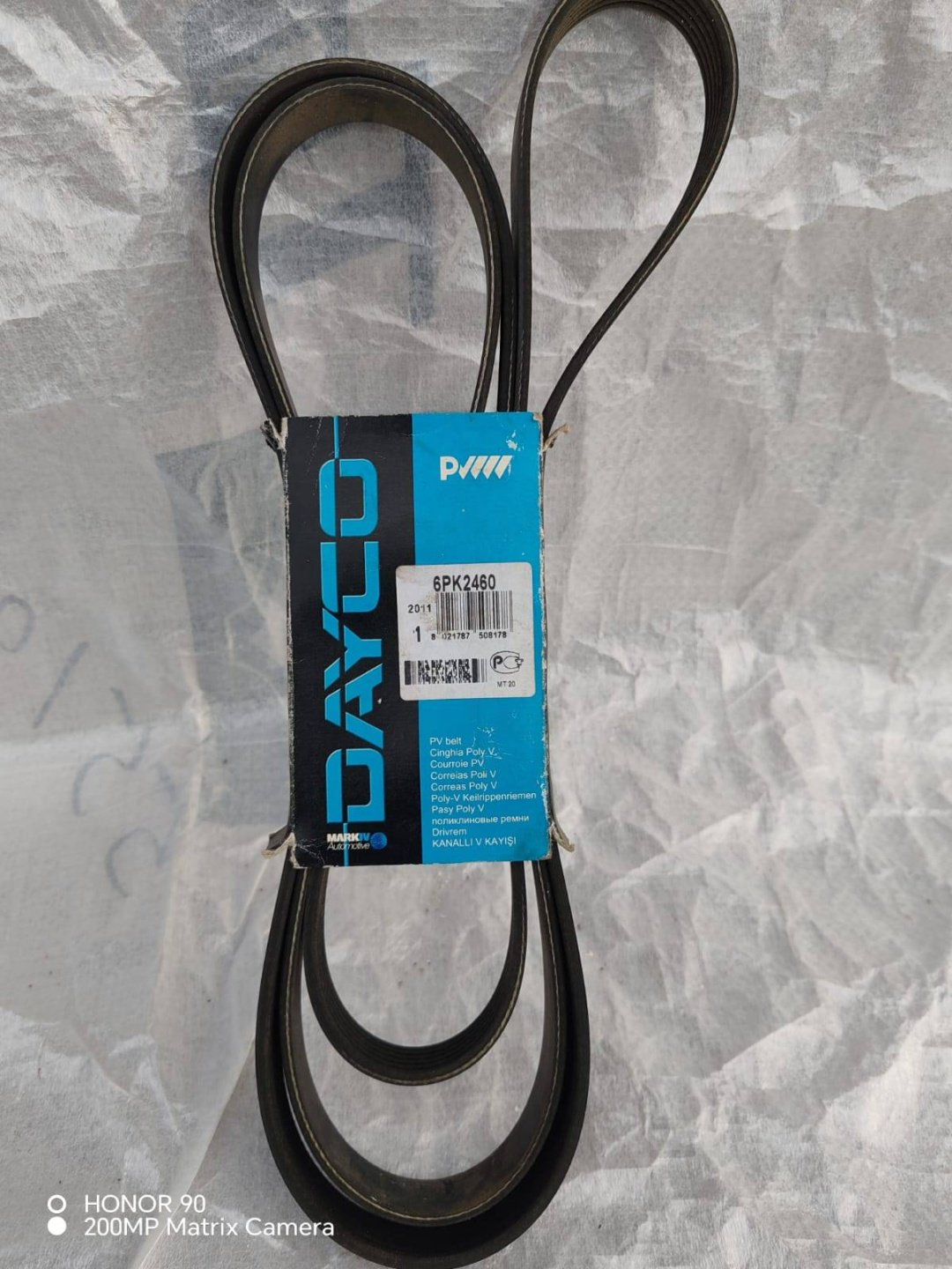 DAYCO ремень поликлиновый 6pk2460